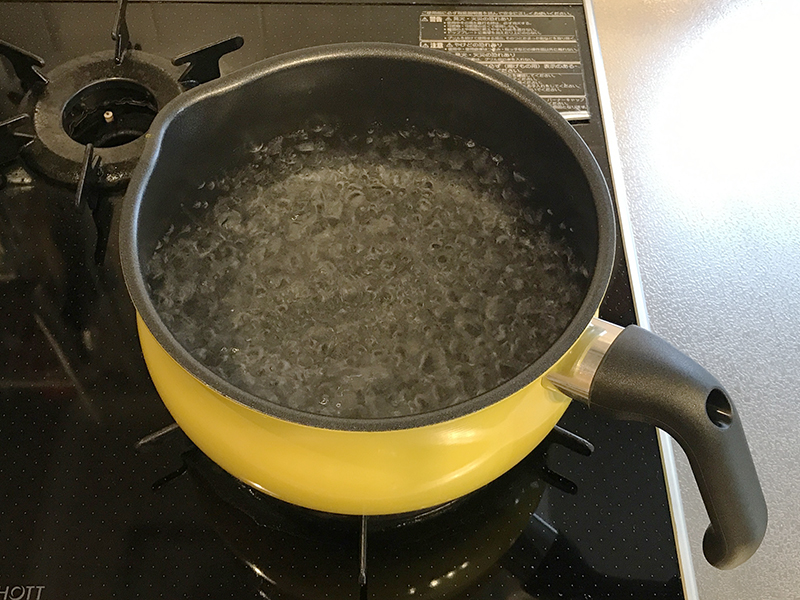 トゥーメイマルチパンで湯沸かし